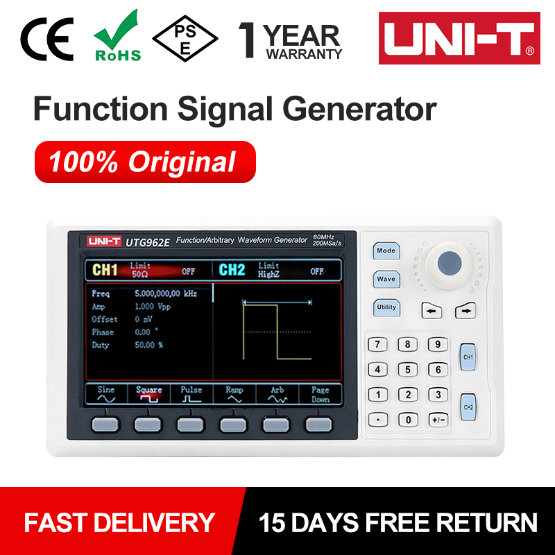 Dual Channel Arbitrary Waveform Function Generator 60Mhz - UNI-T UTG932E UTG962E generatore di segnale