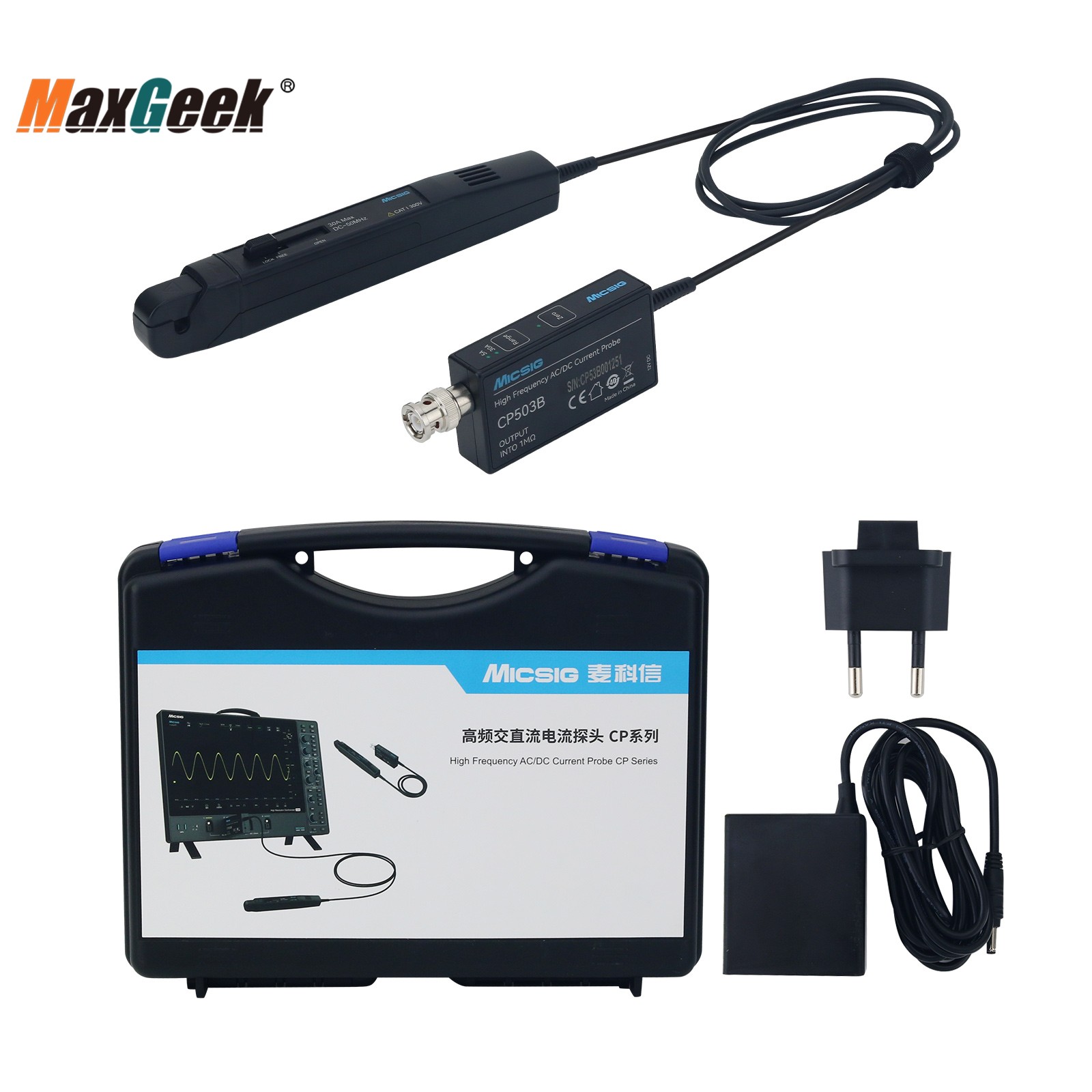 Current Probe Ac Dc 50Mhz Oscilloscope - Micsig Sonde di corrente AC/DC ad