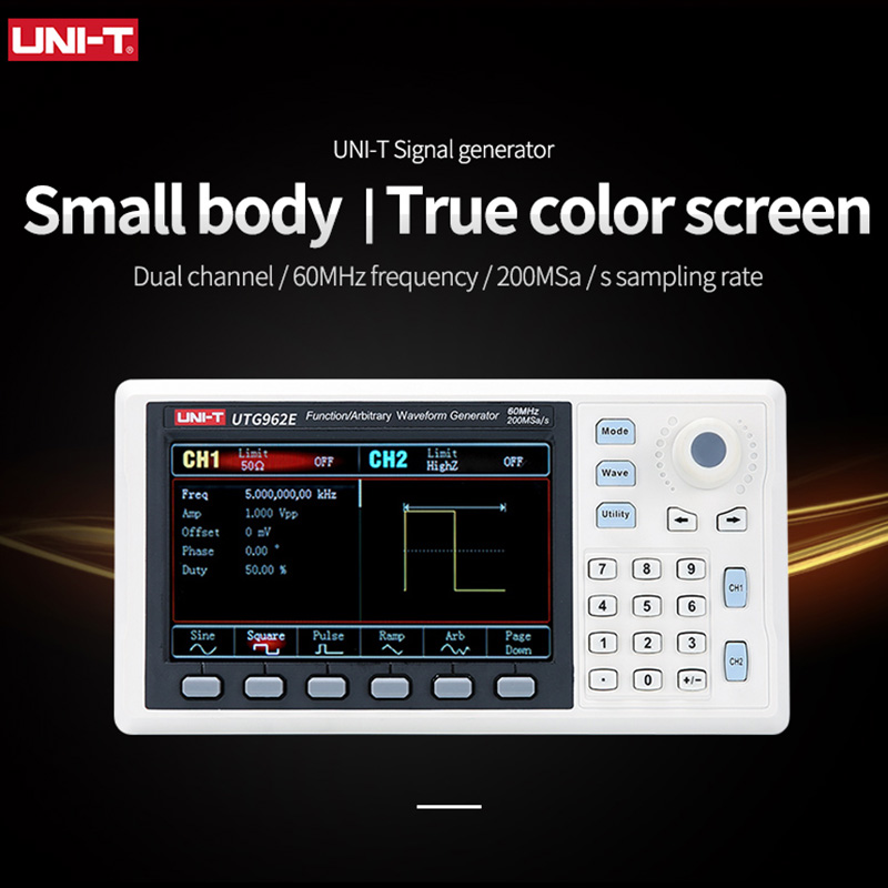 UNI-T UTG932E UTG962E Funzione - Dual Channel Arbitrary Waveform Function Generator 60Mhz recensione e prezzo