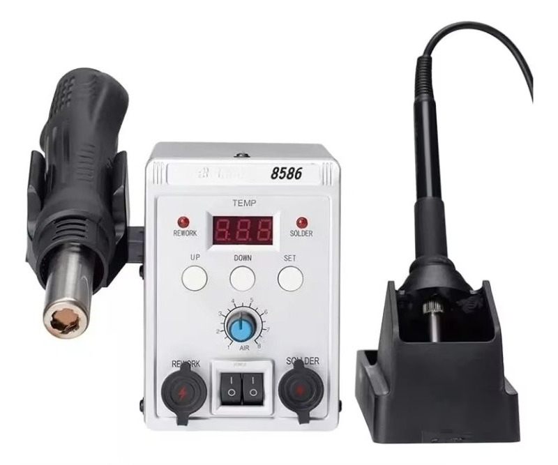 Stazione di saldatura ad aria  - Smd Rework Station Hot Air Soldering 2 In 1 recensione e prezzo